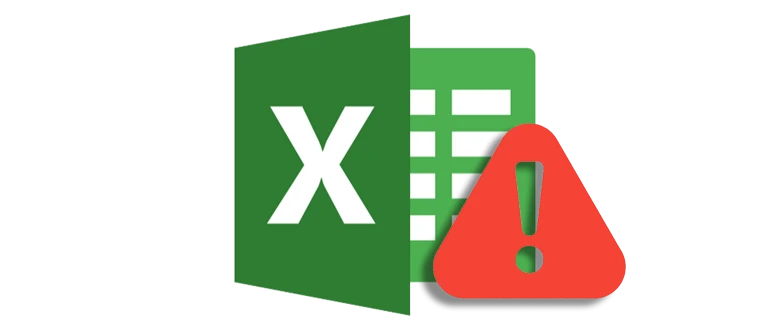 Иконка сбой активации Excel