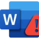 Иконка сбой активации Office