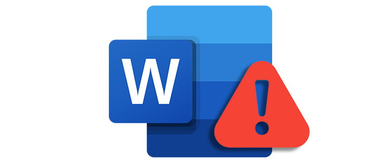 Иконка сбой активации Word